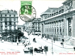 Geneve Hotel des Postes et rue du Montblanc