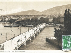 Geneve Le Pont du Mont Blanc
