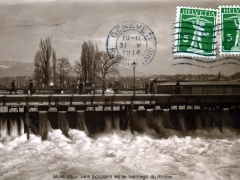 Geneve Les Eclases et le barrage du Rhone