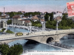 Geneve Pont de la Coulcuvreniere et Quartier de St Jean