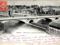 Geneve Pont de la Coulouvreniere