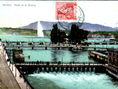Geneve Rade et le Rhone