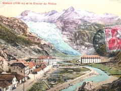 Gletsch et le Glacier du Rhone