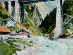 Gotthardbahn Kerstelenbach Viaduct bei Amsteg