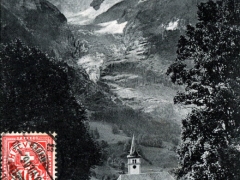 Grindelwald Kirche und Viescherhörner