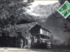 Grindelwald Landschaft mit Fiescherhörner