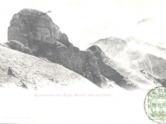 Gummihorn mit Eiger Mönch und Jungfrau