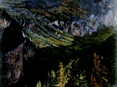 Isenfluh Blick auf Mönch u Jungfrau