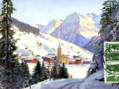 Klosters mit Ganardhorn