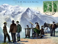 Le Mt Blanc vu de Plan Pras