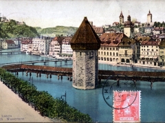 Luzern Gütsch Wasserturm