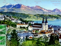 Luzern mit dem Rigi
