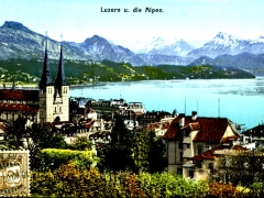 Luzern u die Alpen