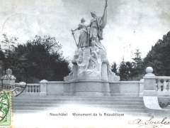 Neuchatel Monument de la Republique