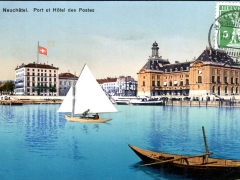 Neuchatel Port et Hotel des Postes