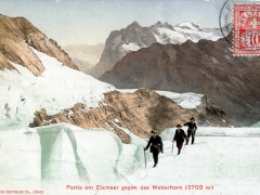 Partie am Eismeer gegen das Wetterhorn