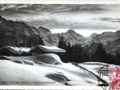 Paysage d'hiver Winterlandschaft