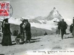Zermatt Gornergrat Vue sue le Cervin