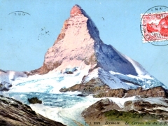 Zermatt Le Cervin vu du Riffelberg