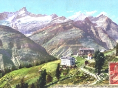 Zermatt Riffelalp Rothorn et Weisshorn