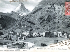 Zermatt et le Mont Cervin