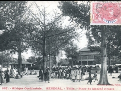 Senegal Thies Place du Marche et Gare