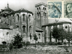 Burgos Monasterio de las Huelgas Torre y abside de la Iglesia