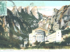 Montserrat Visa del Monastrio x Abside de la Basilica