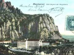 Montserrat Vista General del Monasterio