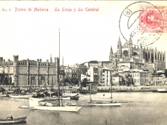 Palma de Mallorca La Lonja y La Catedral