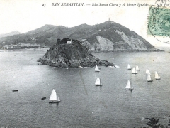 San Sebastian Isla Santa Clara y el Monte Igueldo