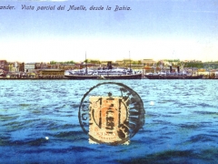 Santander Vista parcial del Muelle desde la Bahia