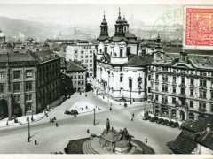 Prag Altstädter Ringplatz vor der Tein Kirche