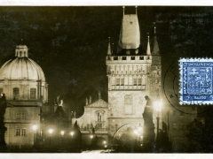 Praha Slavnostni osvetleni k 10 vyroci