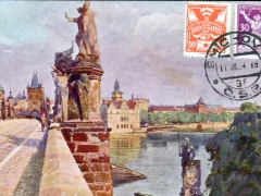 Praha Sochy na Karlovem moste