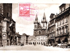 Praha Staromestsky orloj Tynsky chram