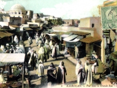 Kairouan Vue dans la Grande Rue