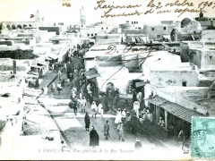 Kairouan Vue generale de la Rue Saussier