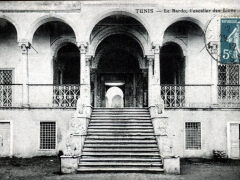 Tunis Le Bardo l'escalier des Lions