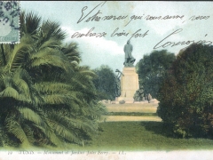 Tunis Monument et Jardins Jules Ferry