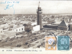 Tunis Panorama pris de Dar El Bey
