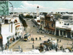 Tunis Vue d'ensemble et Place Bab Souika