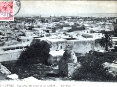 Tunis Vue generale prise de la Casbah