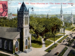 New Haven The Three Churches on The Green