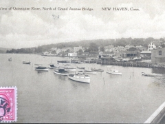 New Haven View of Quinnipiac River North of Grand Avenue Bridge