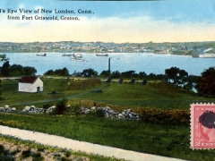 New London Bird's Eye View from Fort Griswold Groton