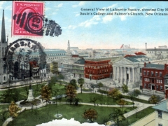 New Orleans General View of Lafayette Square