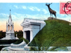 New Orleans the Elk's Mausoleum Greenwood Cemetery