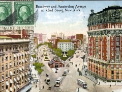 New York Broadway and Amsterdam Avenue