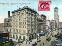 New York Broadway showing Metropolitan Opera House